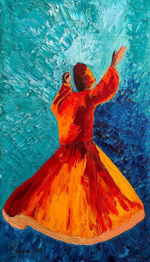 “Whirling dervish sufi” by Suleman Rehman